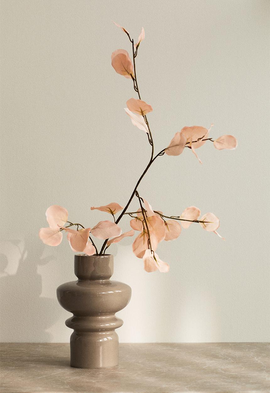 H&M - Tiered stoneware vase - beige