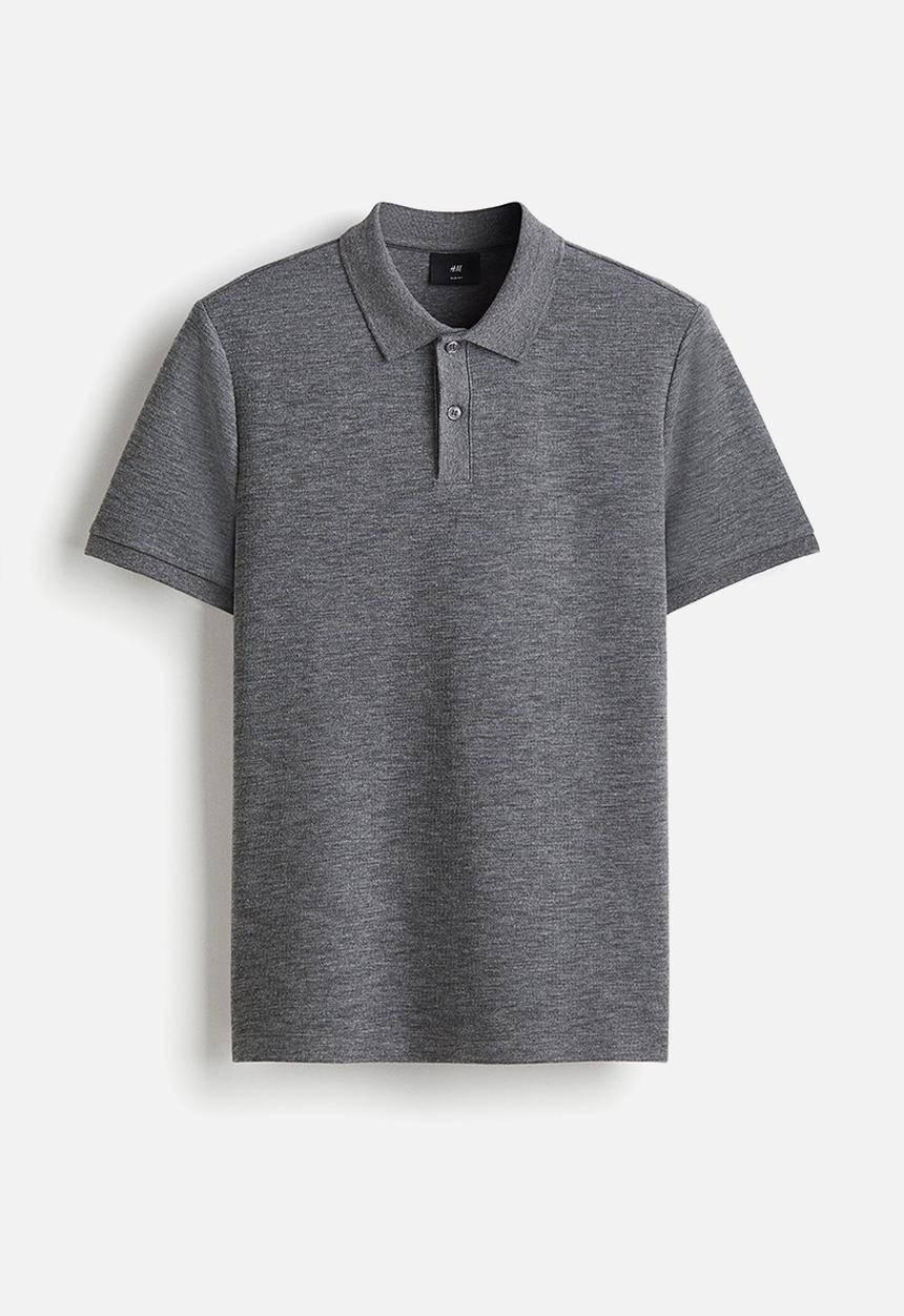 トップス ANCELLM S/S POLO SHIRT GRAY 1 L/S POLO(GRAY) – ANCELLM