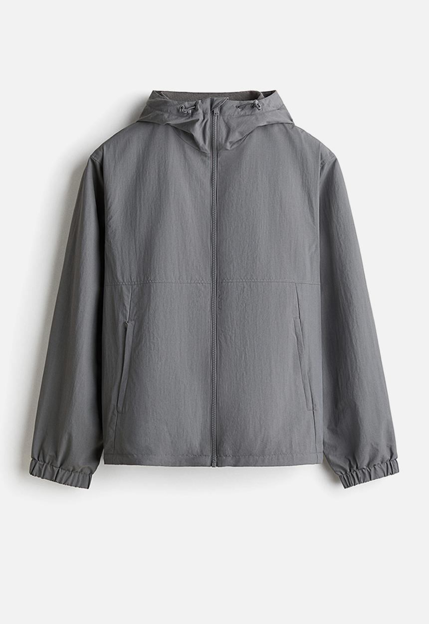 H&M - Hooded windbreaker - grey