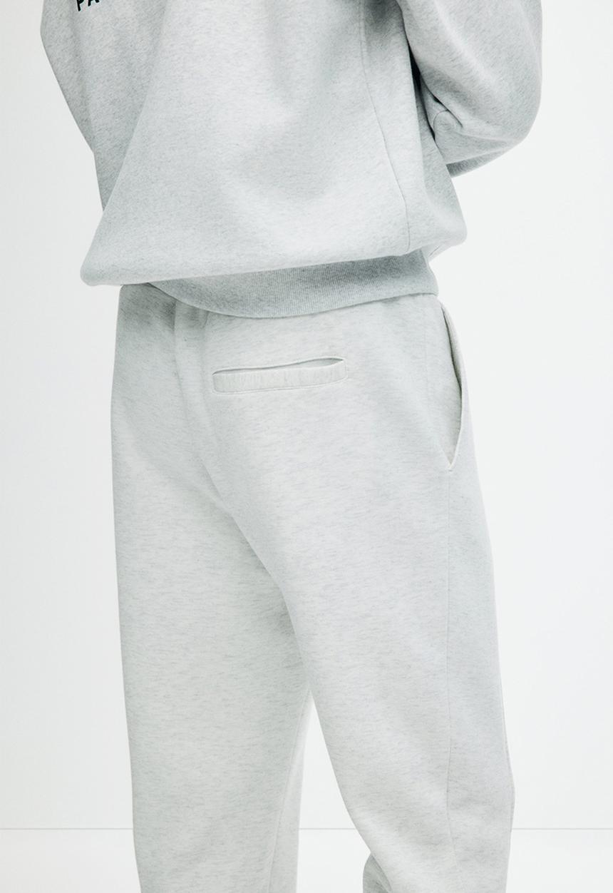 H&M - Regular fit tailored joggers - light grey marl 