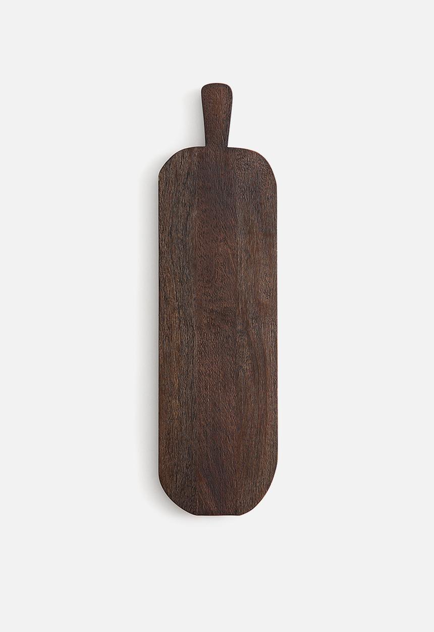 H&M - Long mango wood chopping board - brown