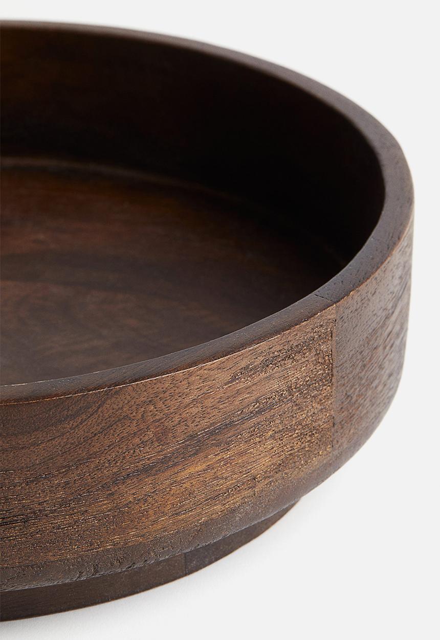 H&M - Large mango wood bowl - brown