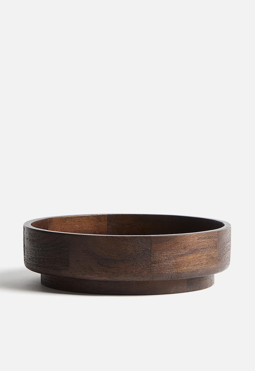 H&M - Large mango wood bowl - brown