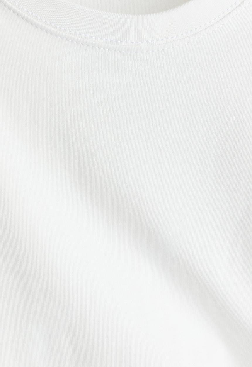 H&M - Boxy T-shirt - white