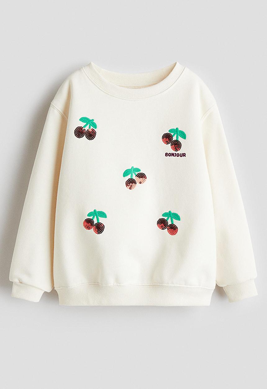 H&M - Sweatshirt - white cherries