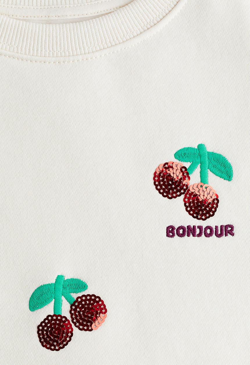 H&M - Sweatshirt - white cherries