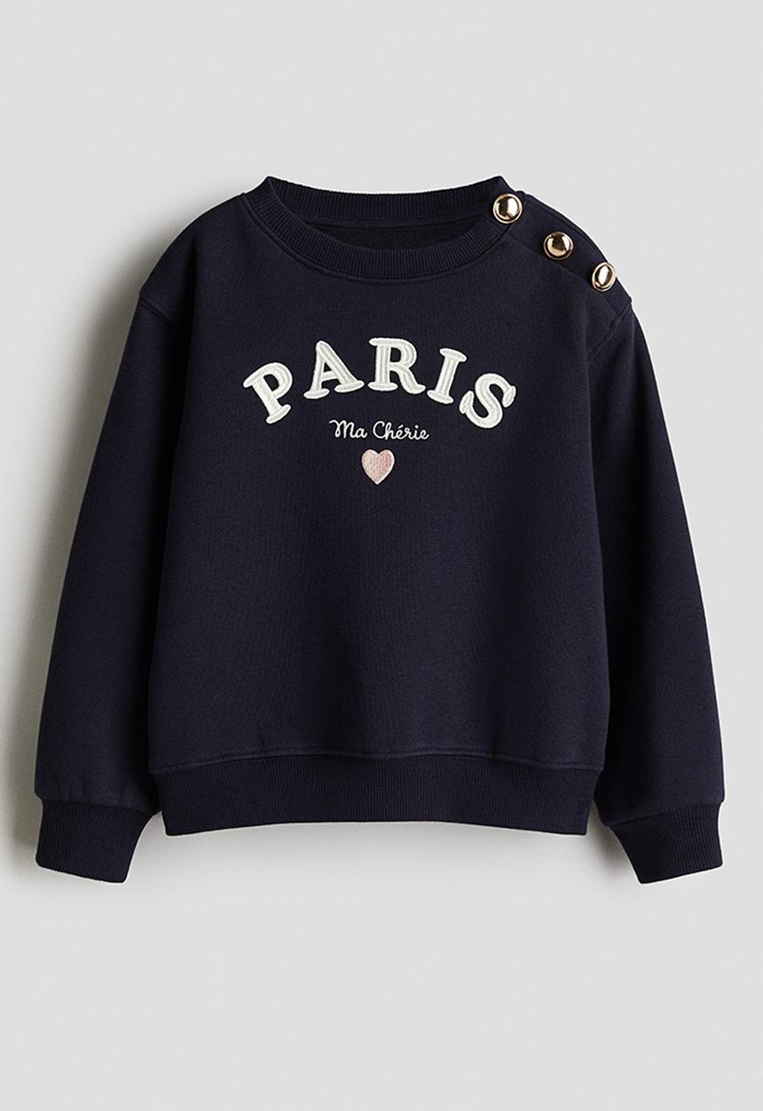 H&M - Sweatshirt - navy blue paris 