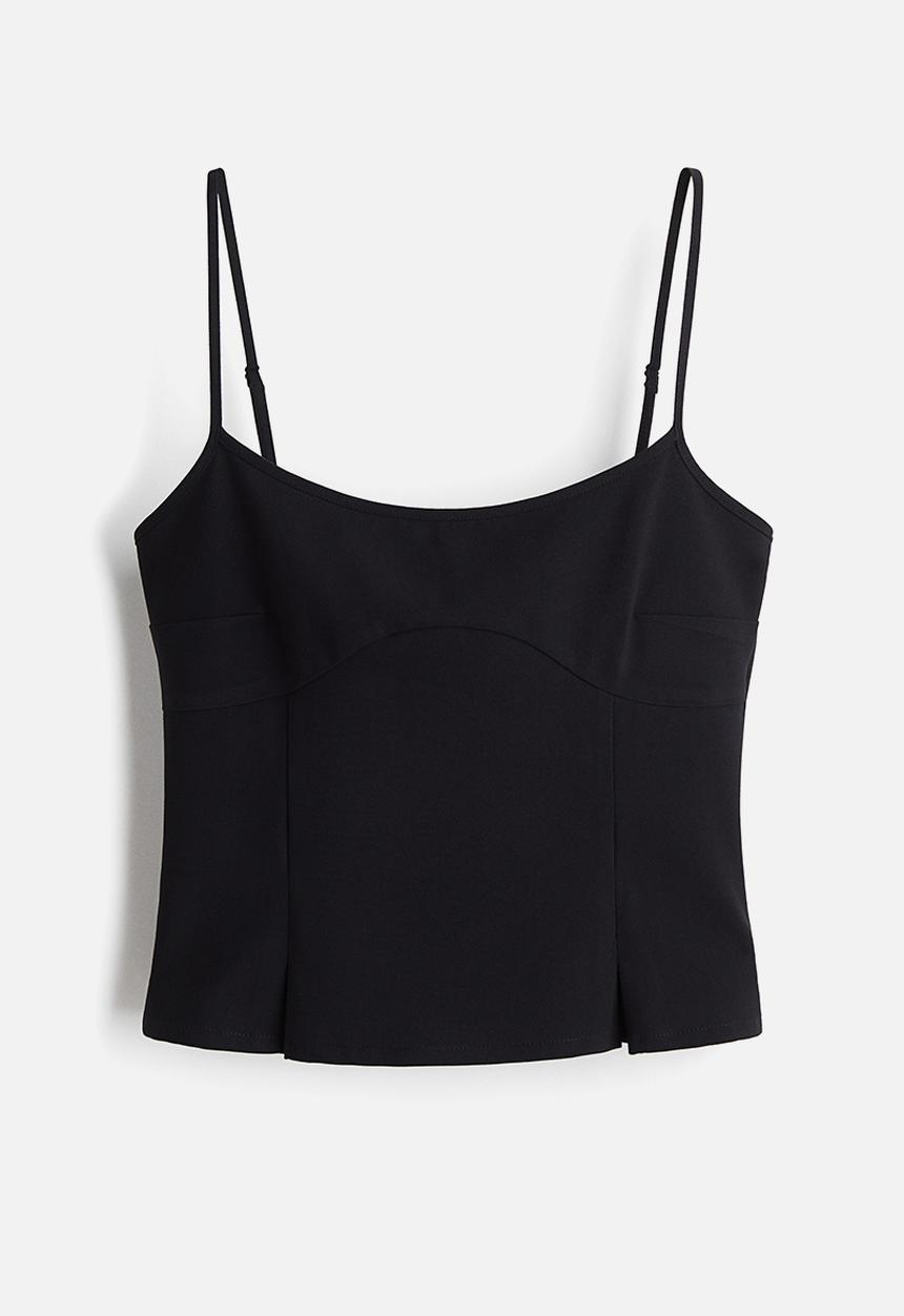 H&M - Strappy top - black