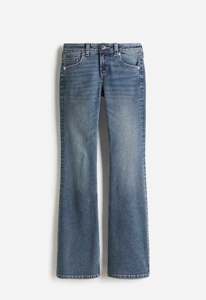 H&M - Flared low jeans - denim blue