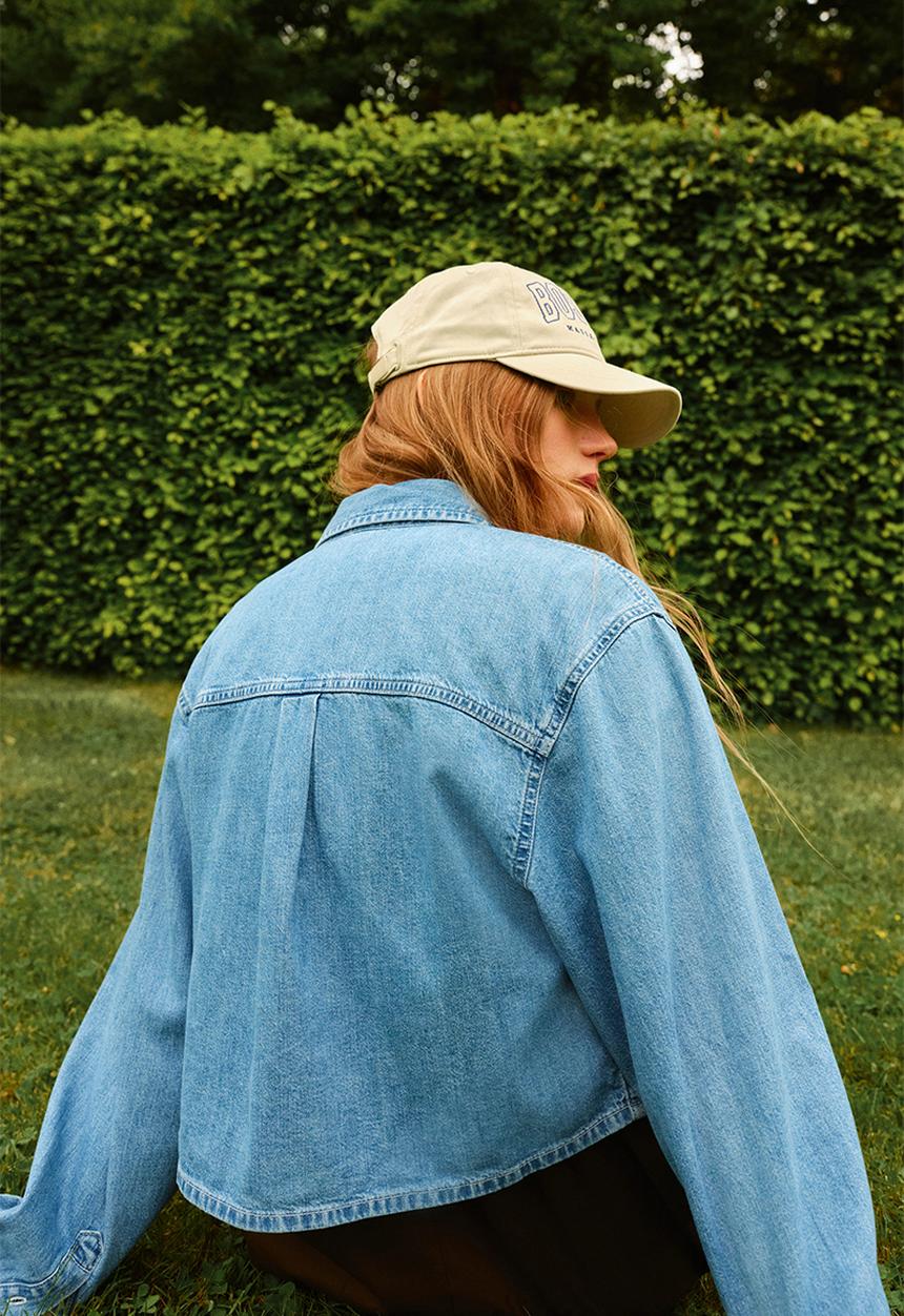 H&M - Denim shirt - denim blue