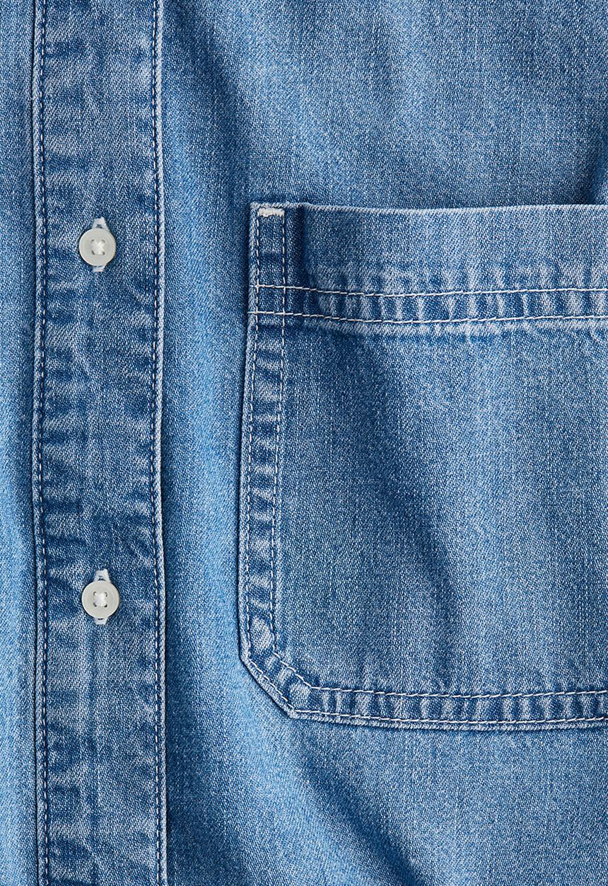 H&M - Denim shirt - denim blue
