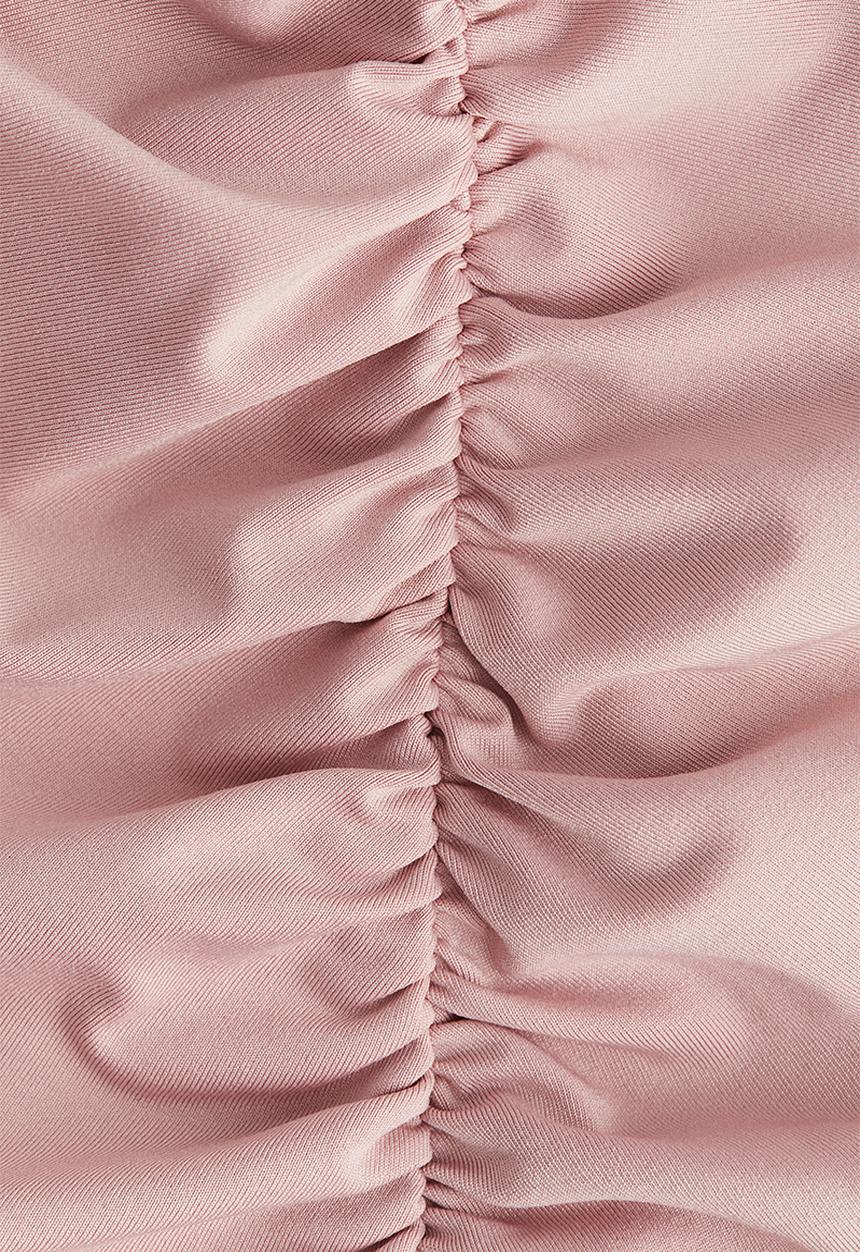 H&M - Gathered top -  light dusty pink