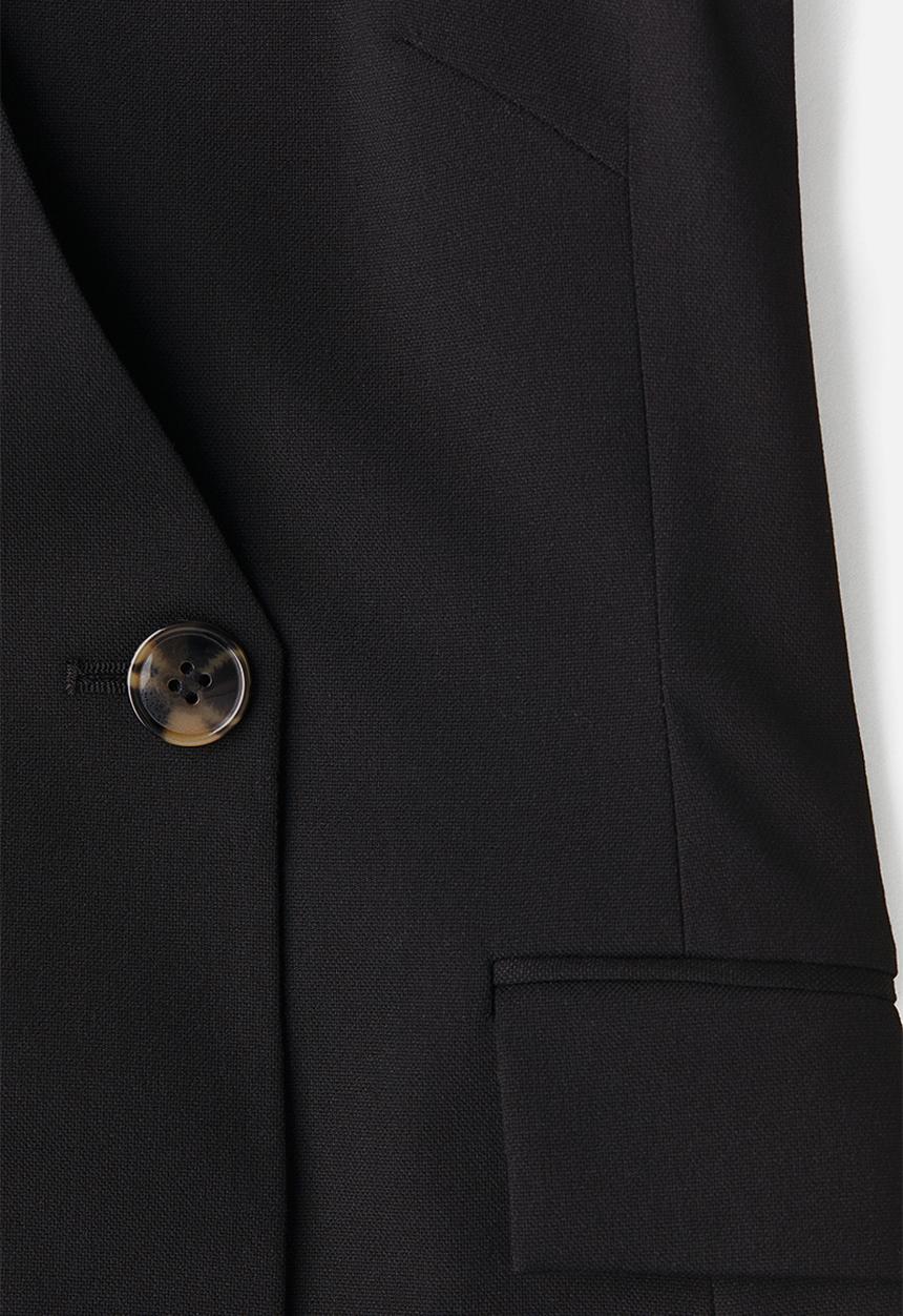 H&M - Waistcoat dress - black
