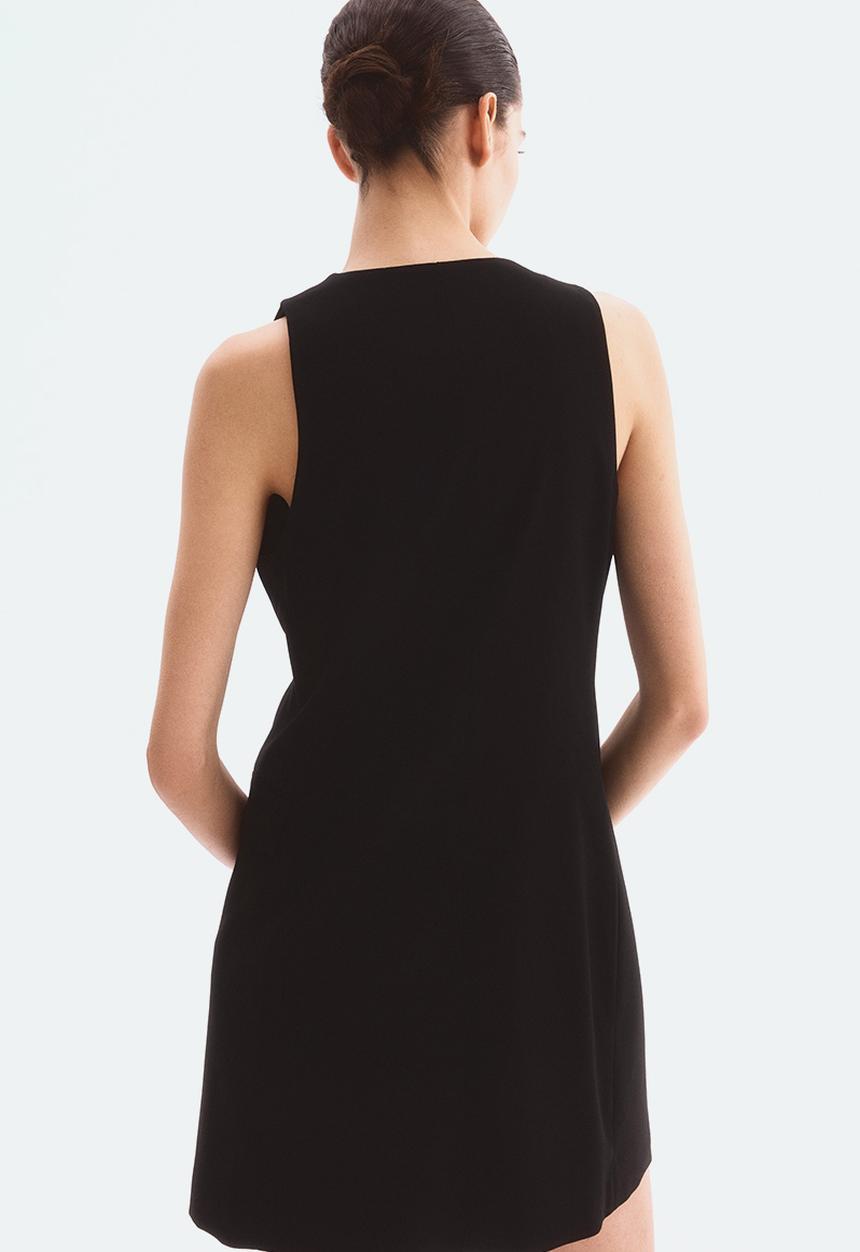 H&M - Waistcoat dress - black