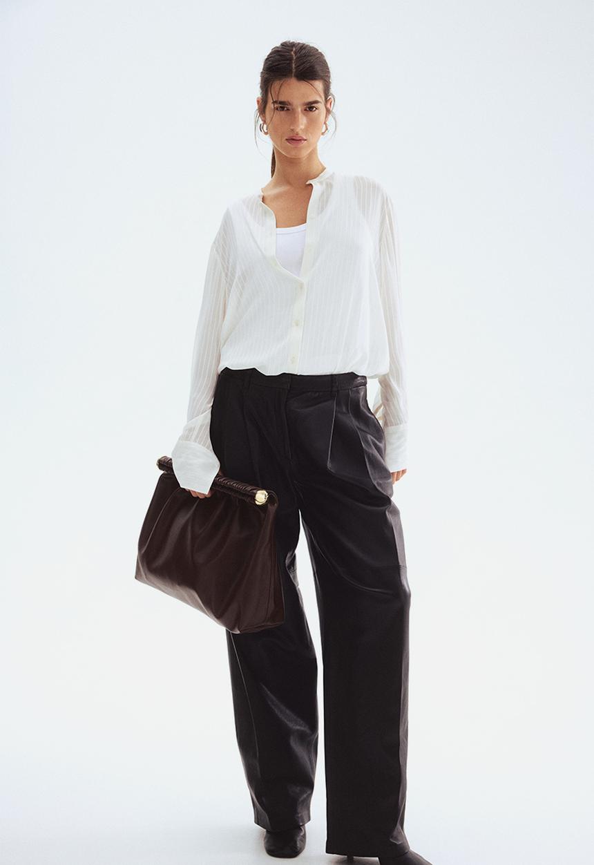 H&M - Sheer blouse - white