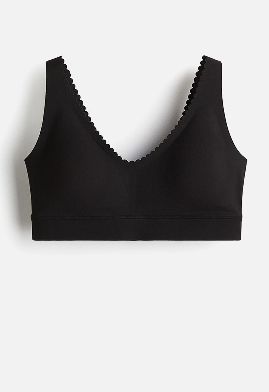 H&M - Medium support sports bra with softmove™ - black