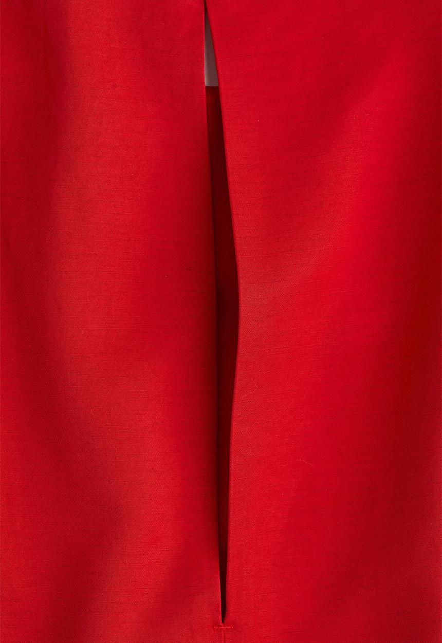 H&M - A-line dress - bright red