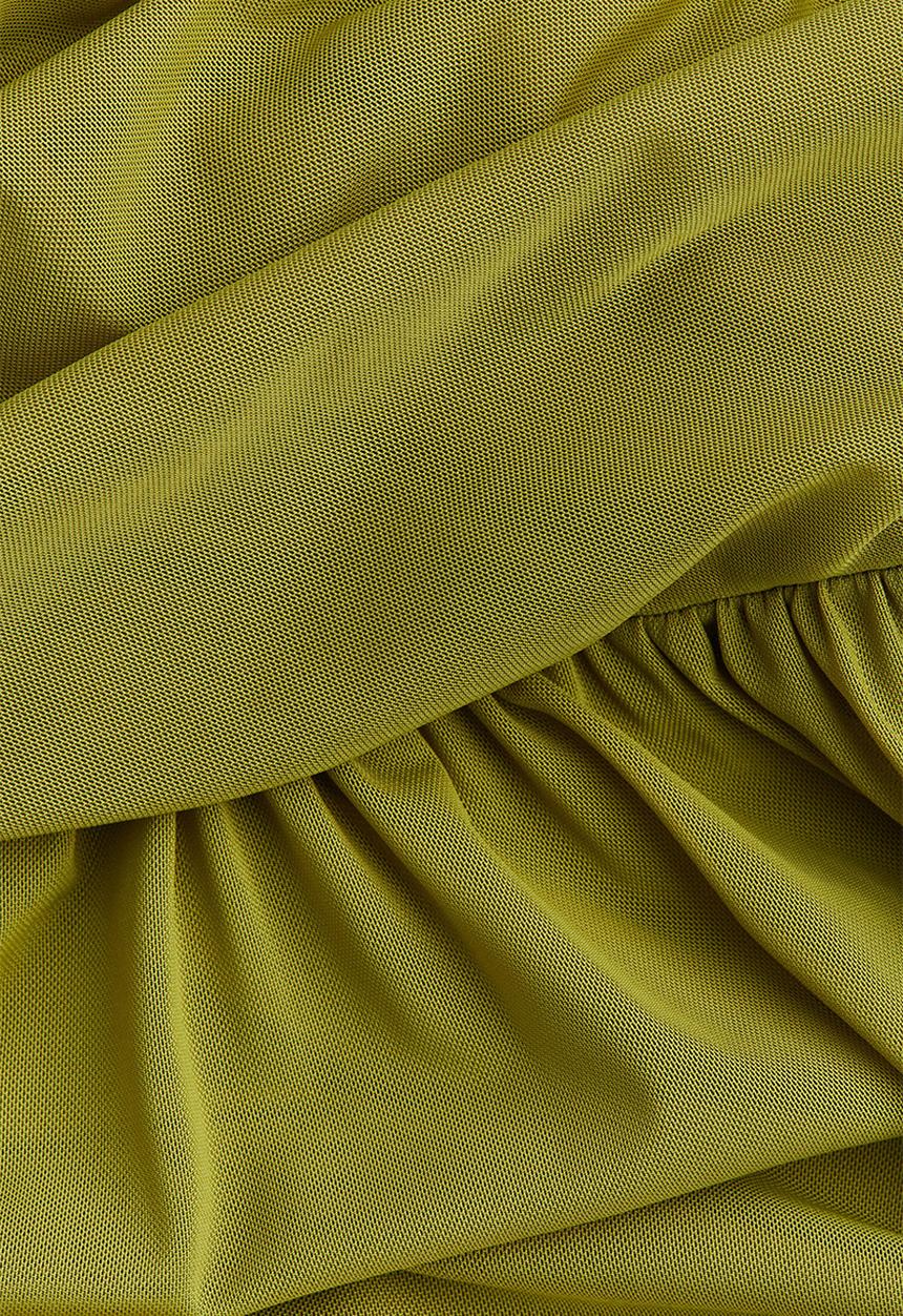 H&M - Draped dress - olive green