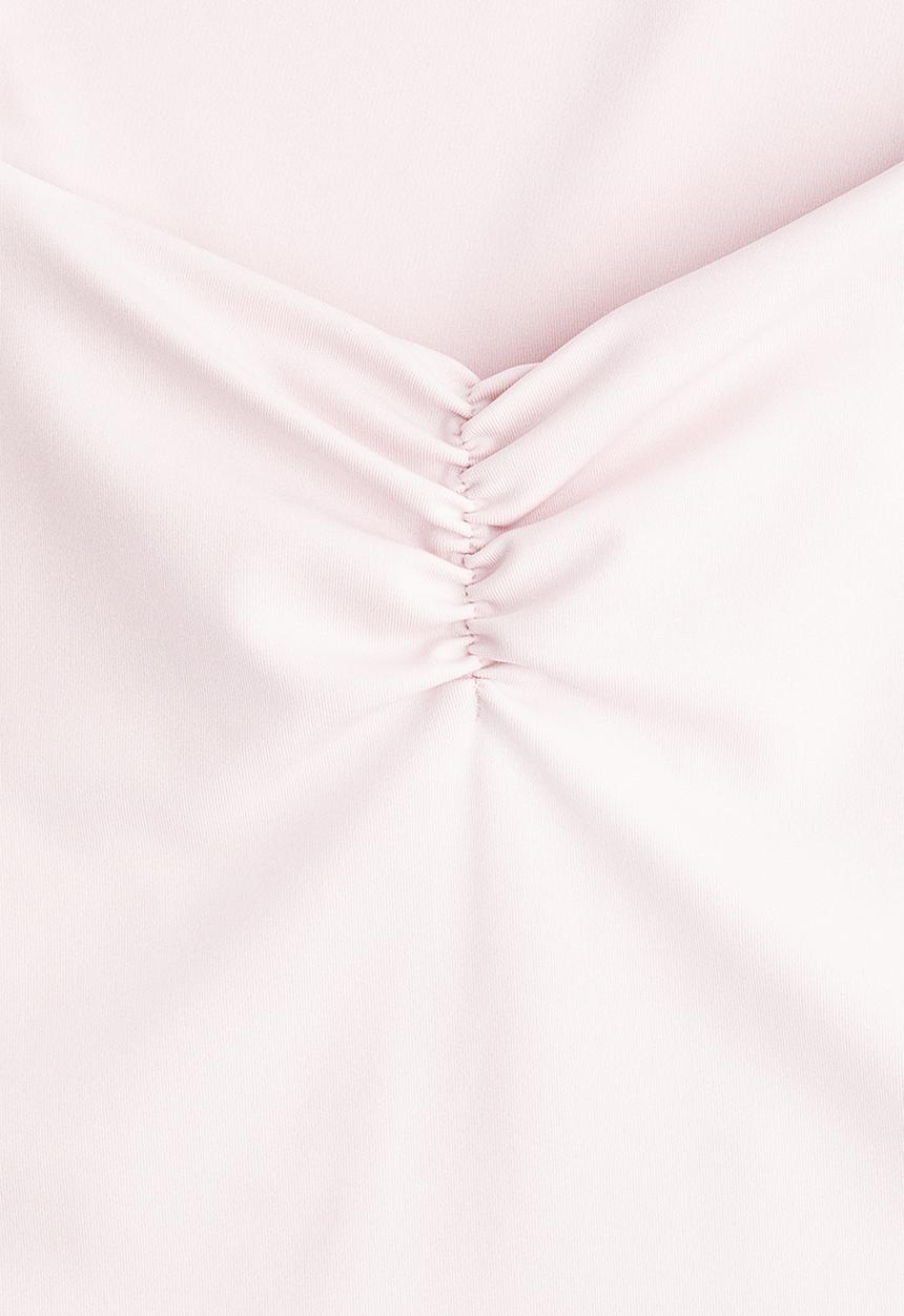 H&M - Gathered vest top - light pink 