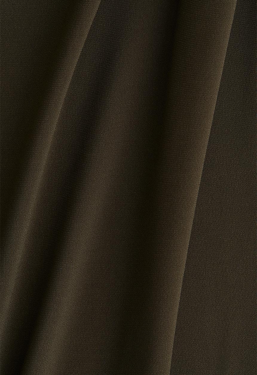 H&M - Cap-sleeved dress - dark green