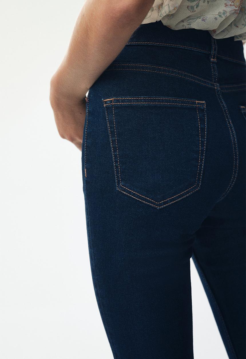 H&M - Flared high jeans - dark denim blue