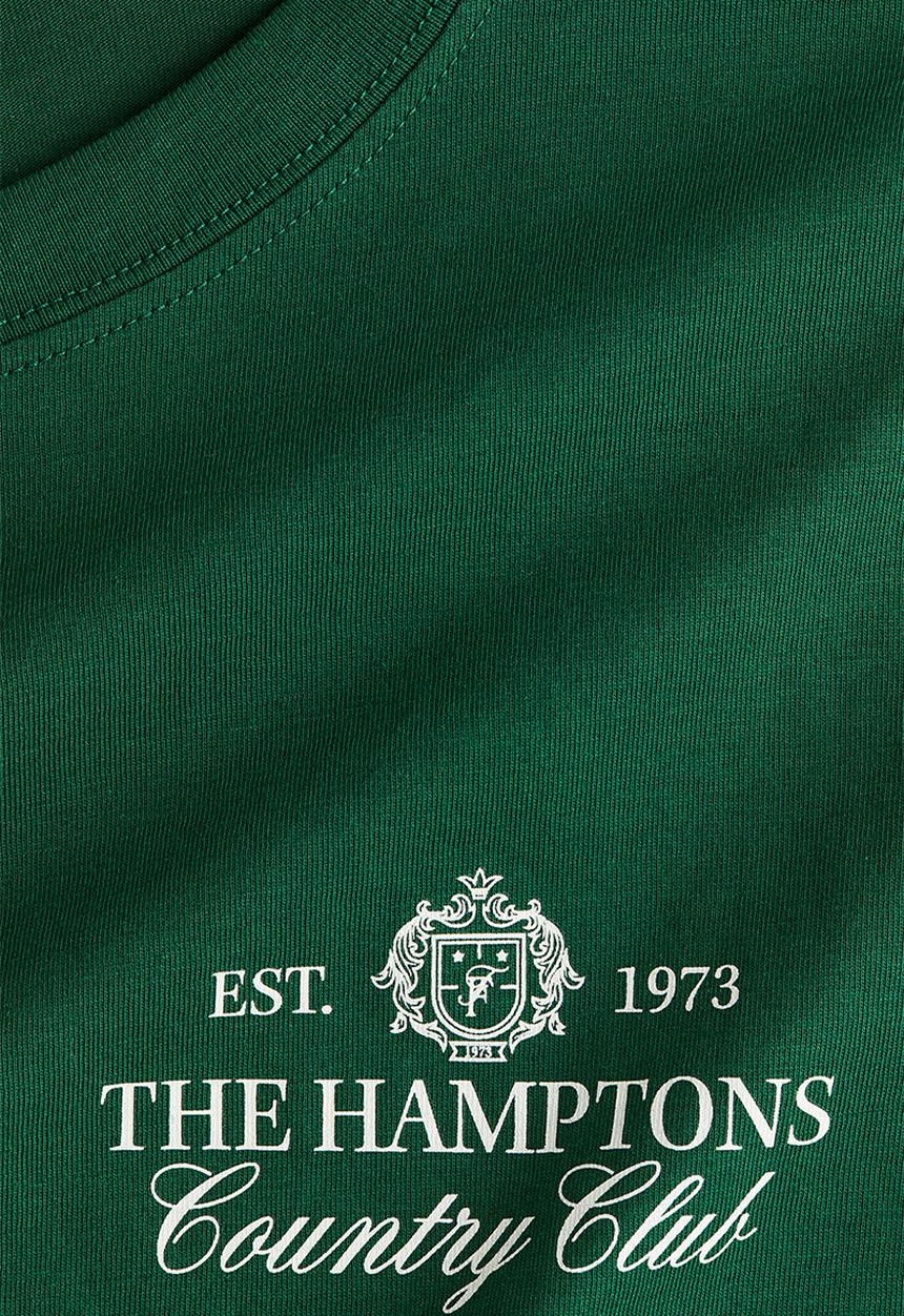 H&M - Printed t-shirt - green/the hamptons