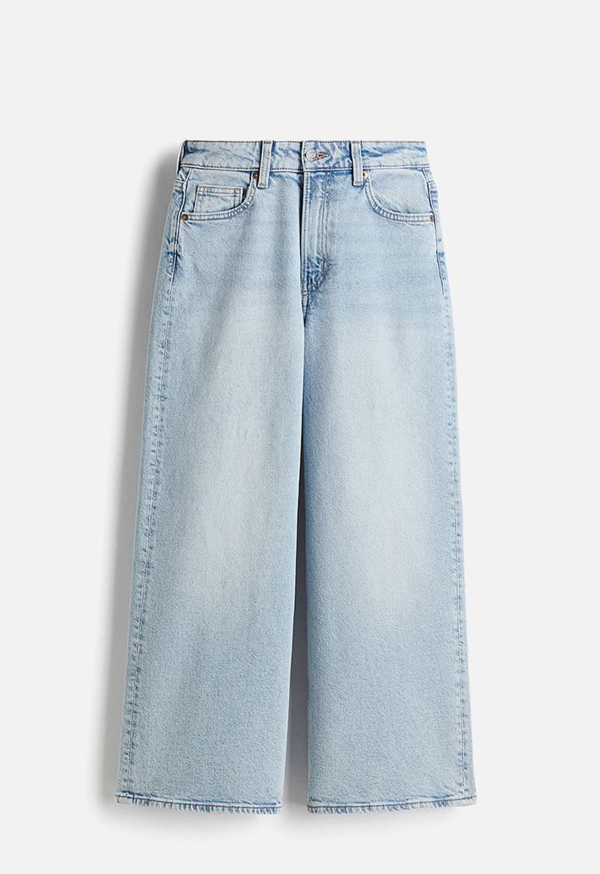 H&M - Wide jeans - light denim blue