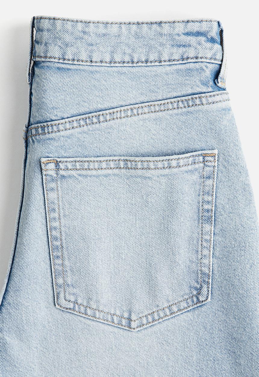 H&M - Wide jeans - light denim blue