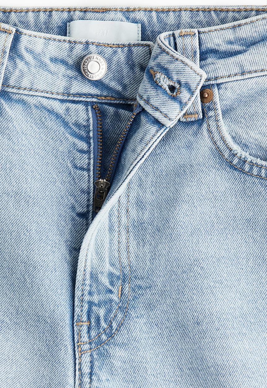 H&M - Wide jeans - light denim blue