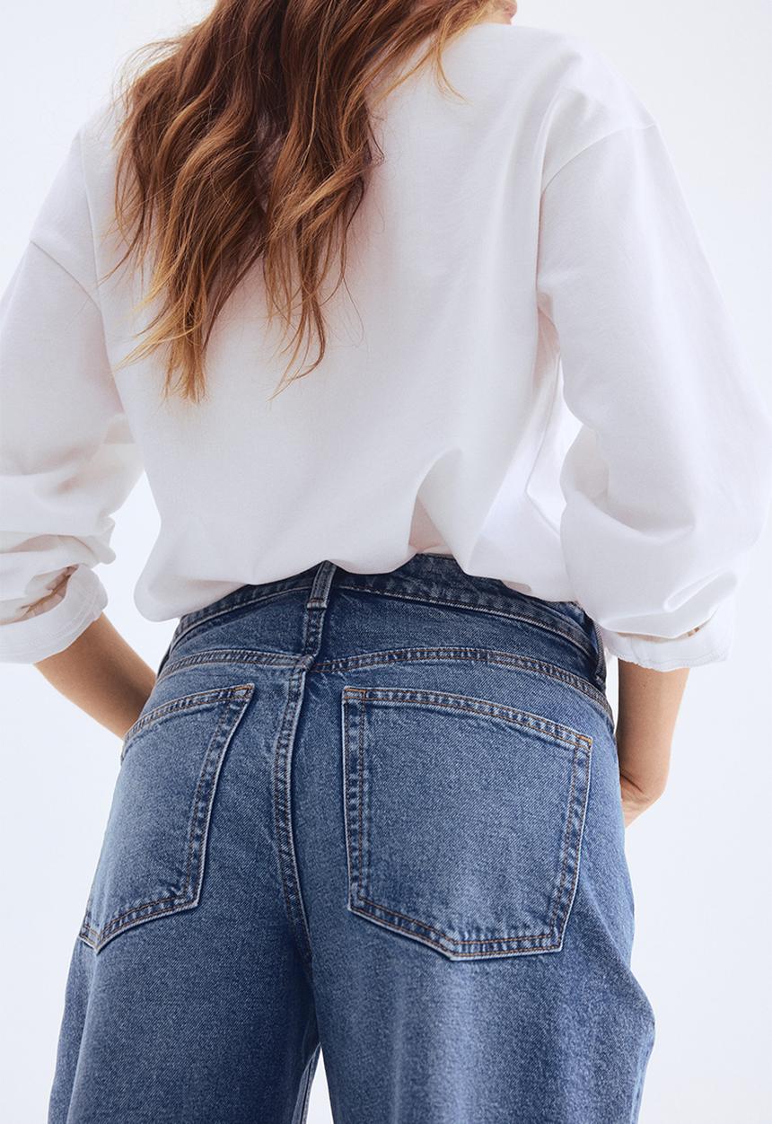 H&M - Wide jeans - denim blue