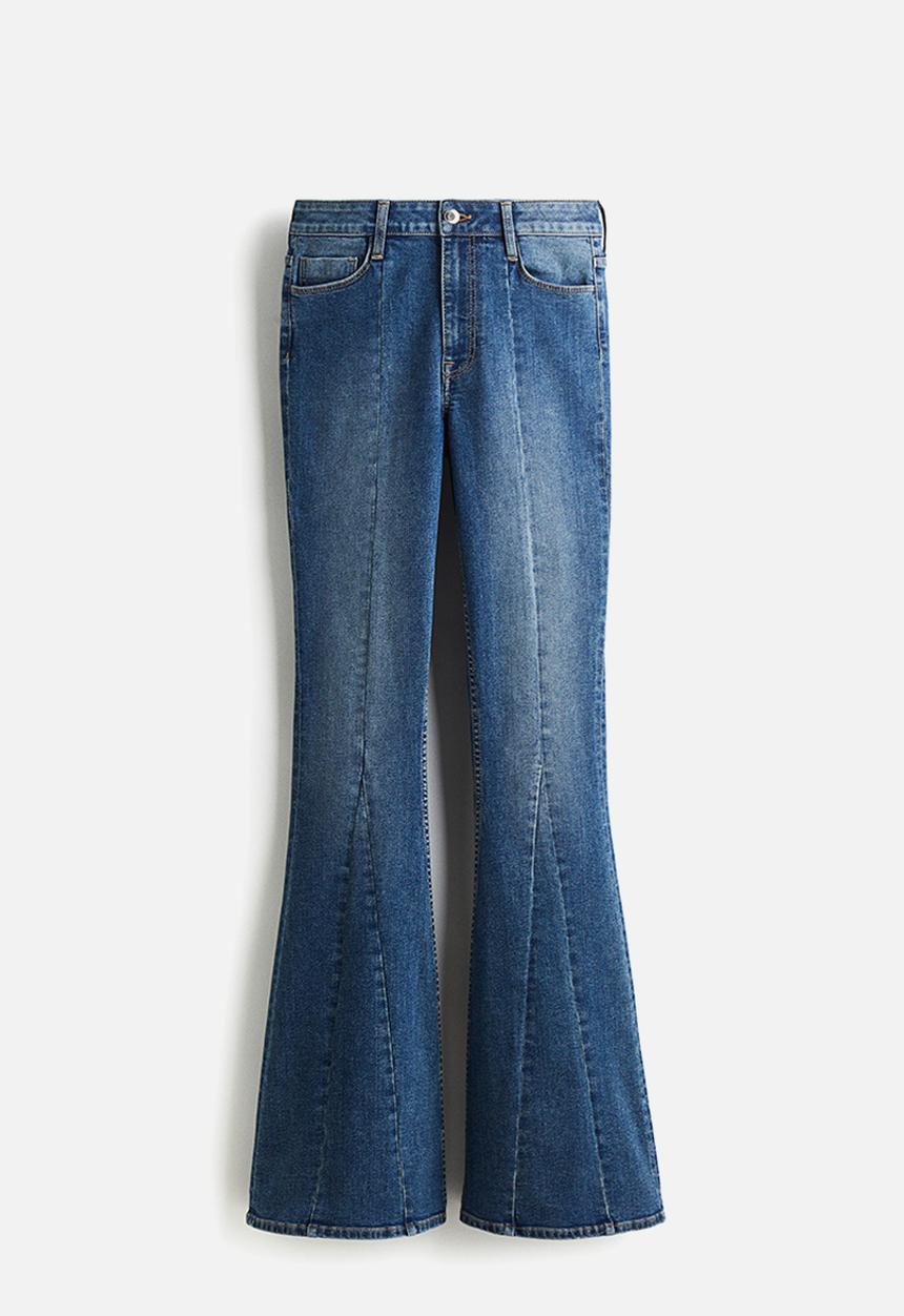 H&M - Flared high jeans - denim blue
