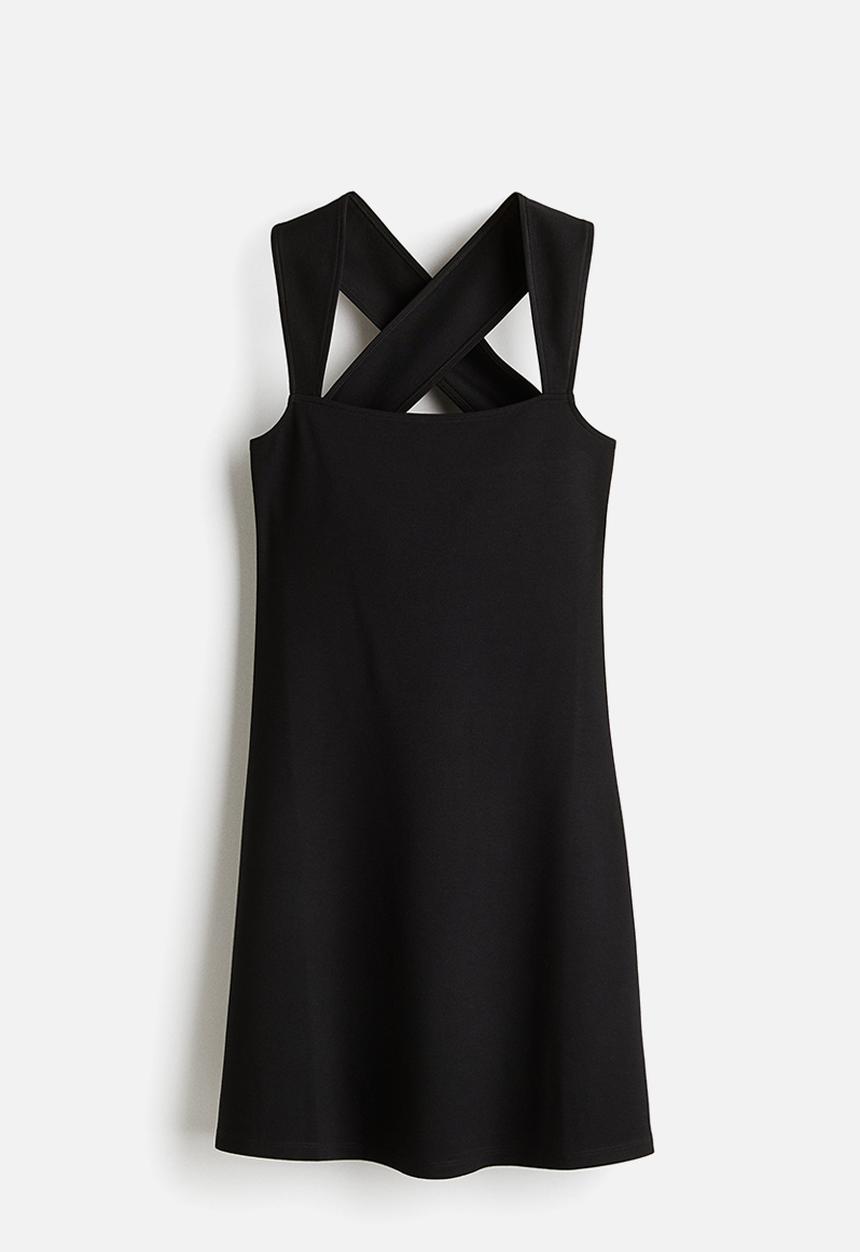 H&M - Sleeveless jersey dress - black