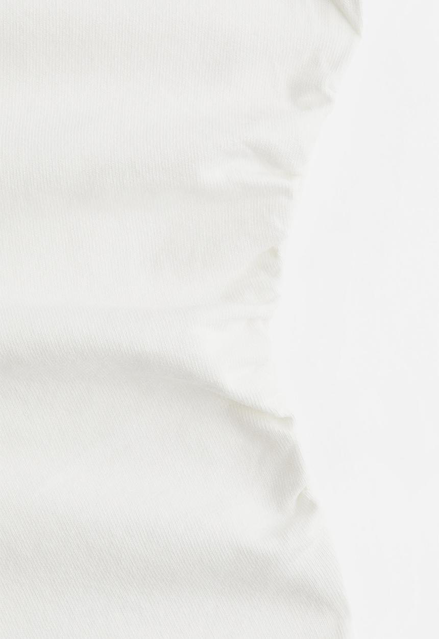 H&M - Waisted t-shirt - white
