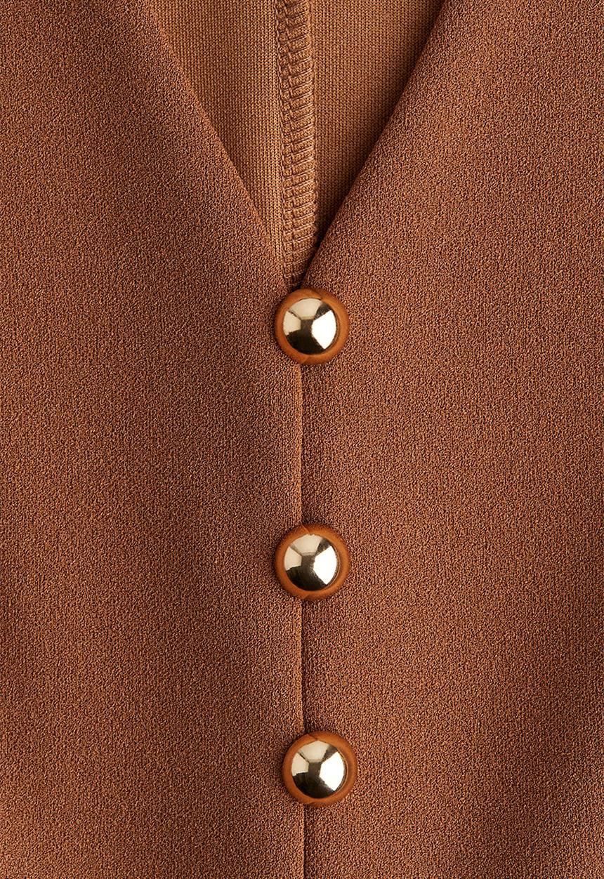 H&M - Interlock waistcoat - brown