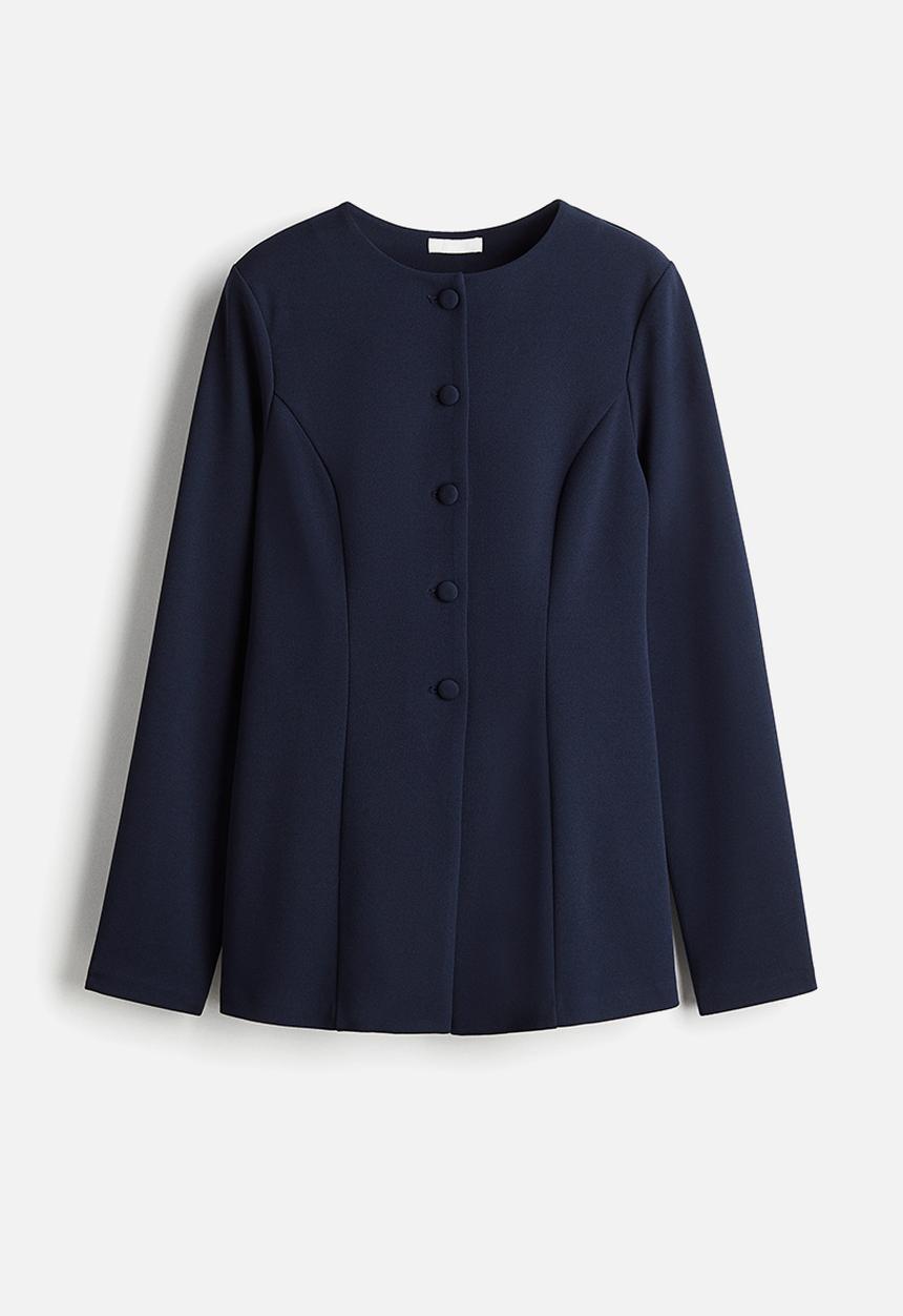 H&M - Interlock blazer - navy blue