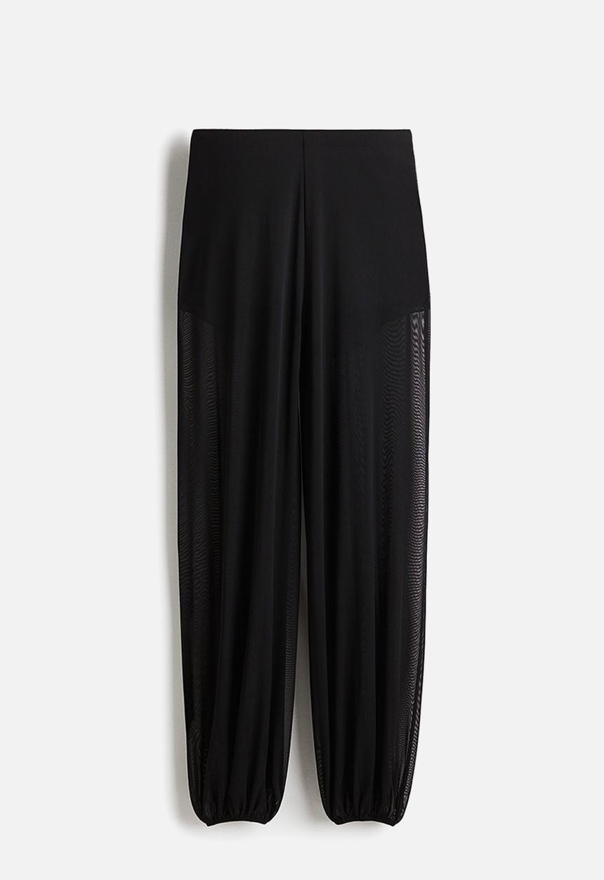 H&M - Mesh trousers - black