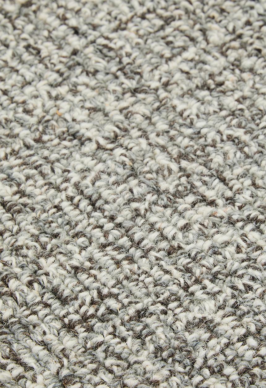 Sixth Floor - Monaco Wool & Cotton Blend Rug - Grey Marl