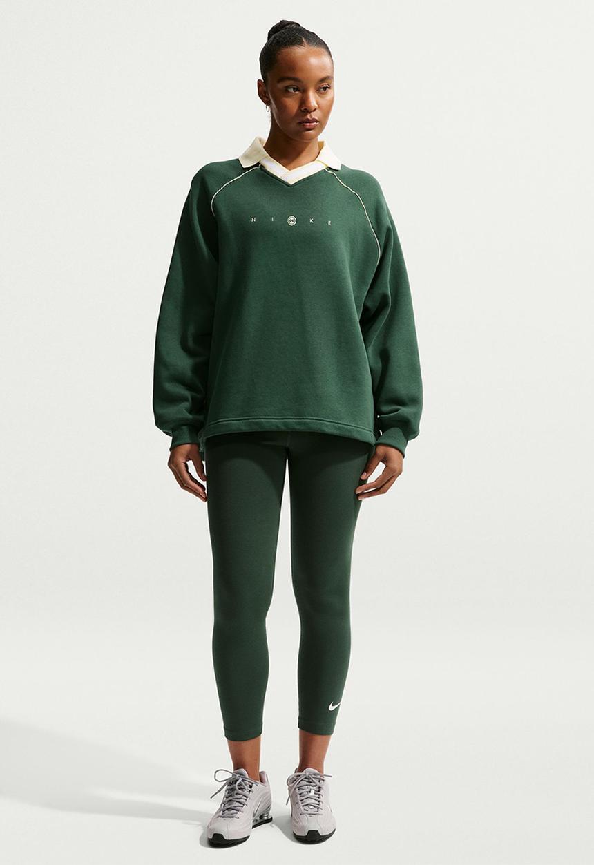Nike - W Nsw Nk Clsc Hr 7/8 Tight Lbr - Fir/Sail