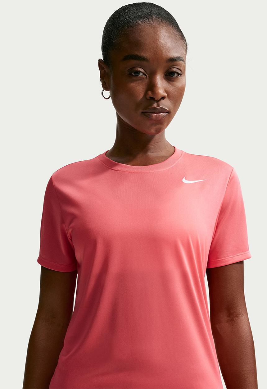 Nike - W Nk Df Rlgd Ss Tee - Sea Coral/White