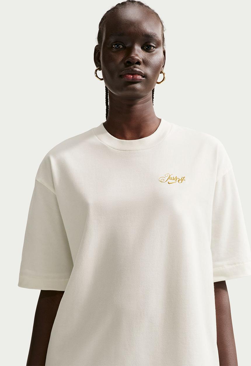 Nike - W Nsw Ss Tee Os Jdi Script - Sail