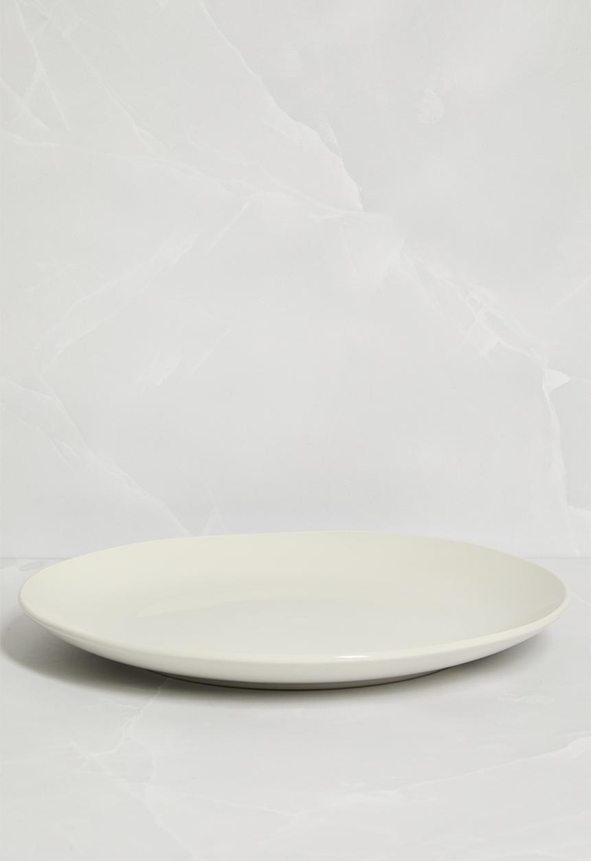 Excellent Houseware - 16 piece porcelain dinnerware set - White