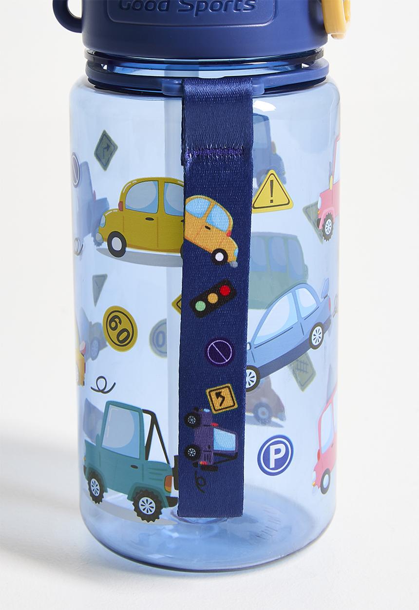 Pop Candy - Clear sports bottle - blue/multi