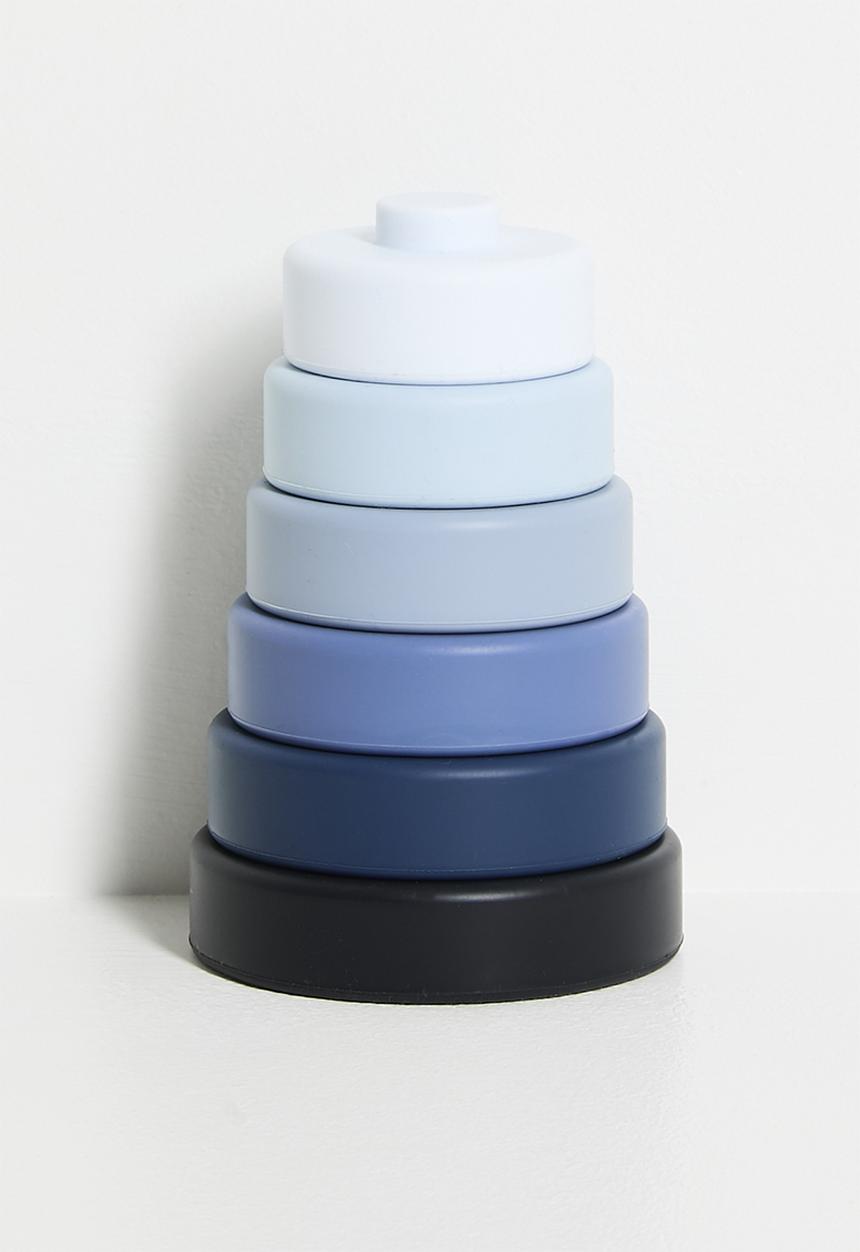 Pop Candy - Silicone stacking blocks - blue