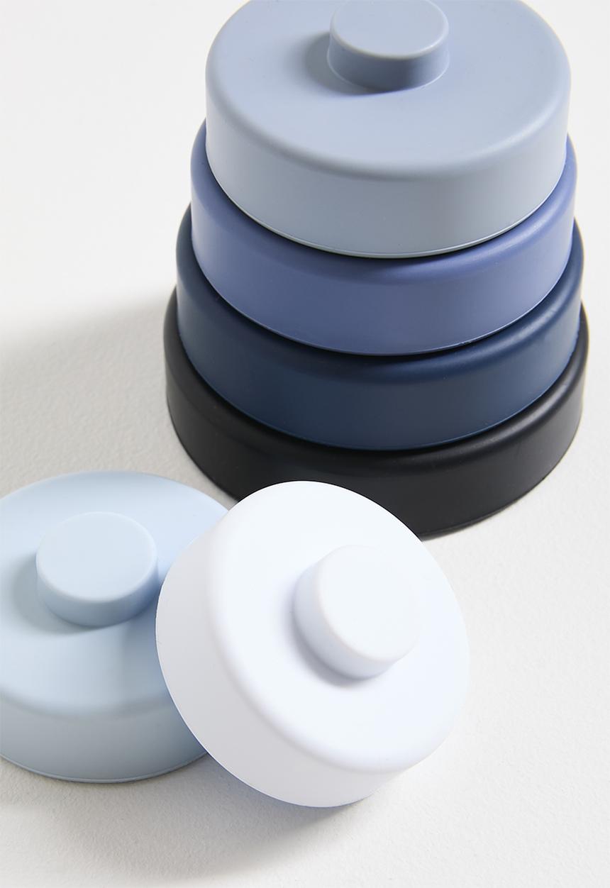 Pop Candy - Silicone stacking blocks - blue