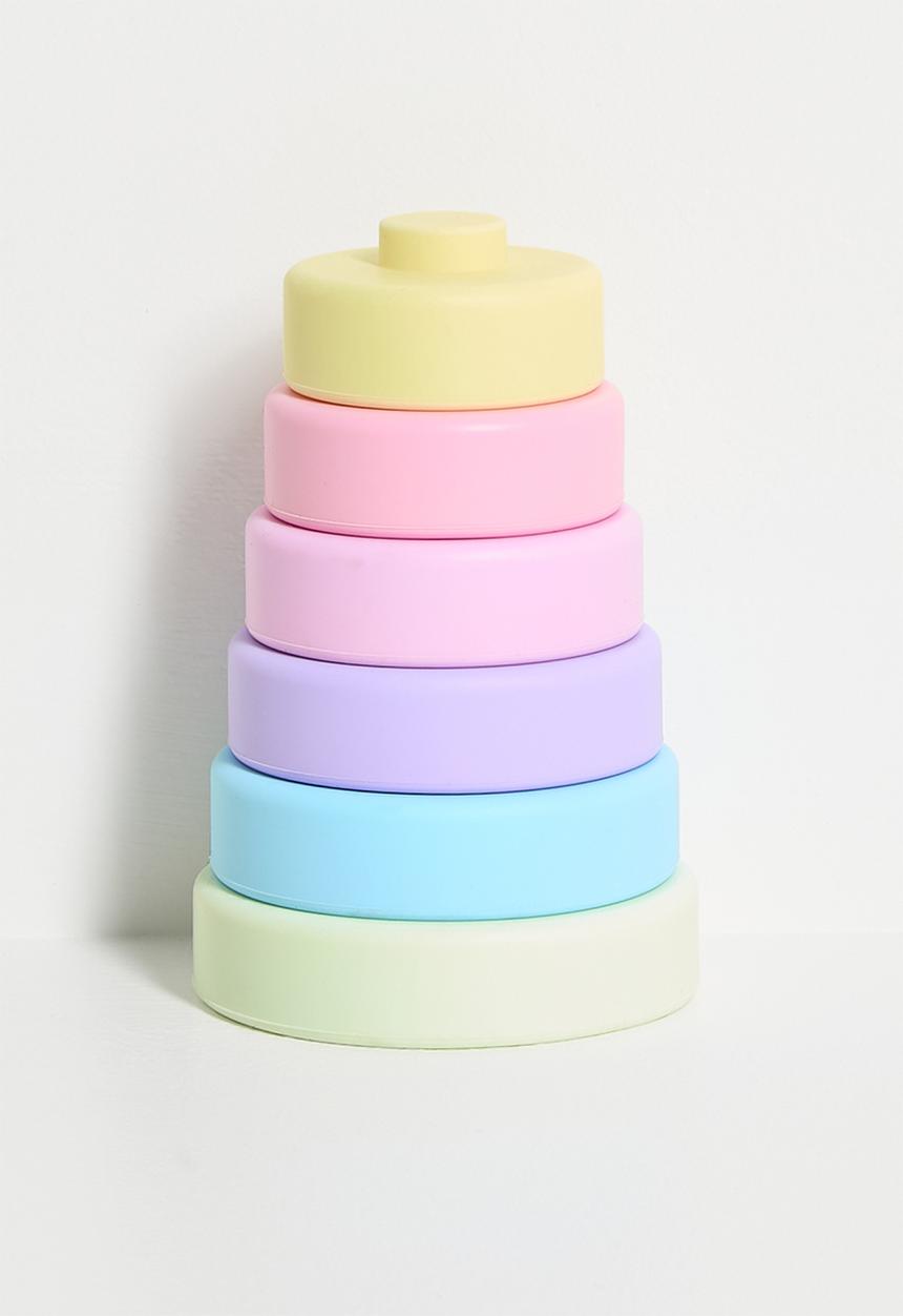 Pop Candy - Silicone stacking blocks - bright multi