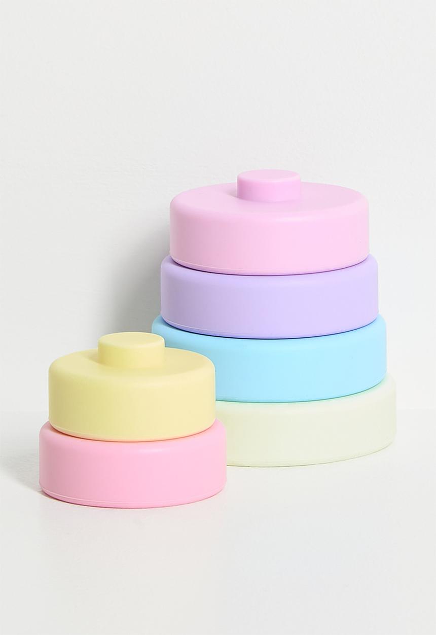 Pop Candy - Silicone stacking blocks - bright multi