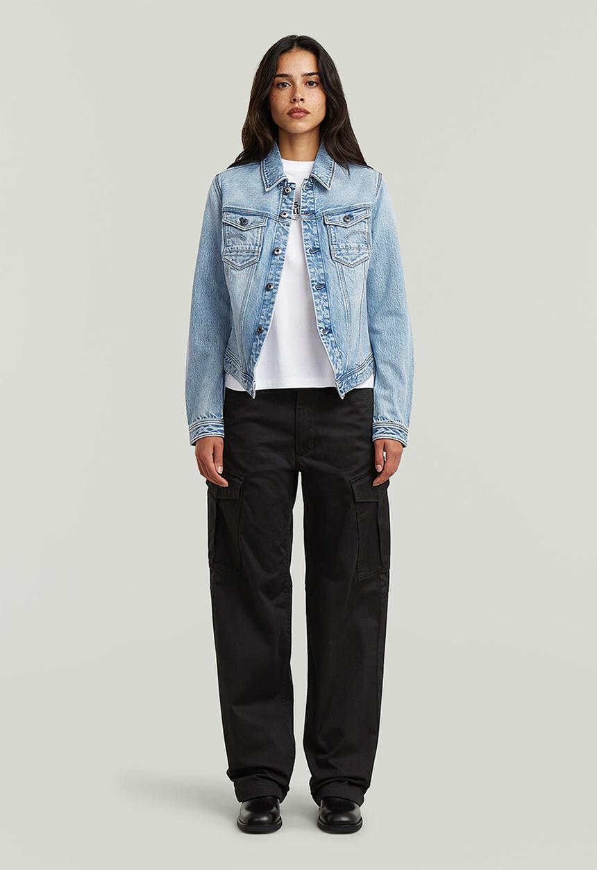 G-STAR - Pitched hem Slim jacket wmn - Sun faded cloudburst