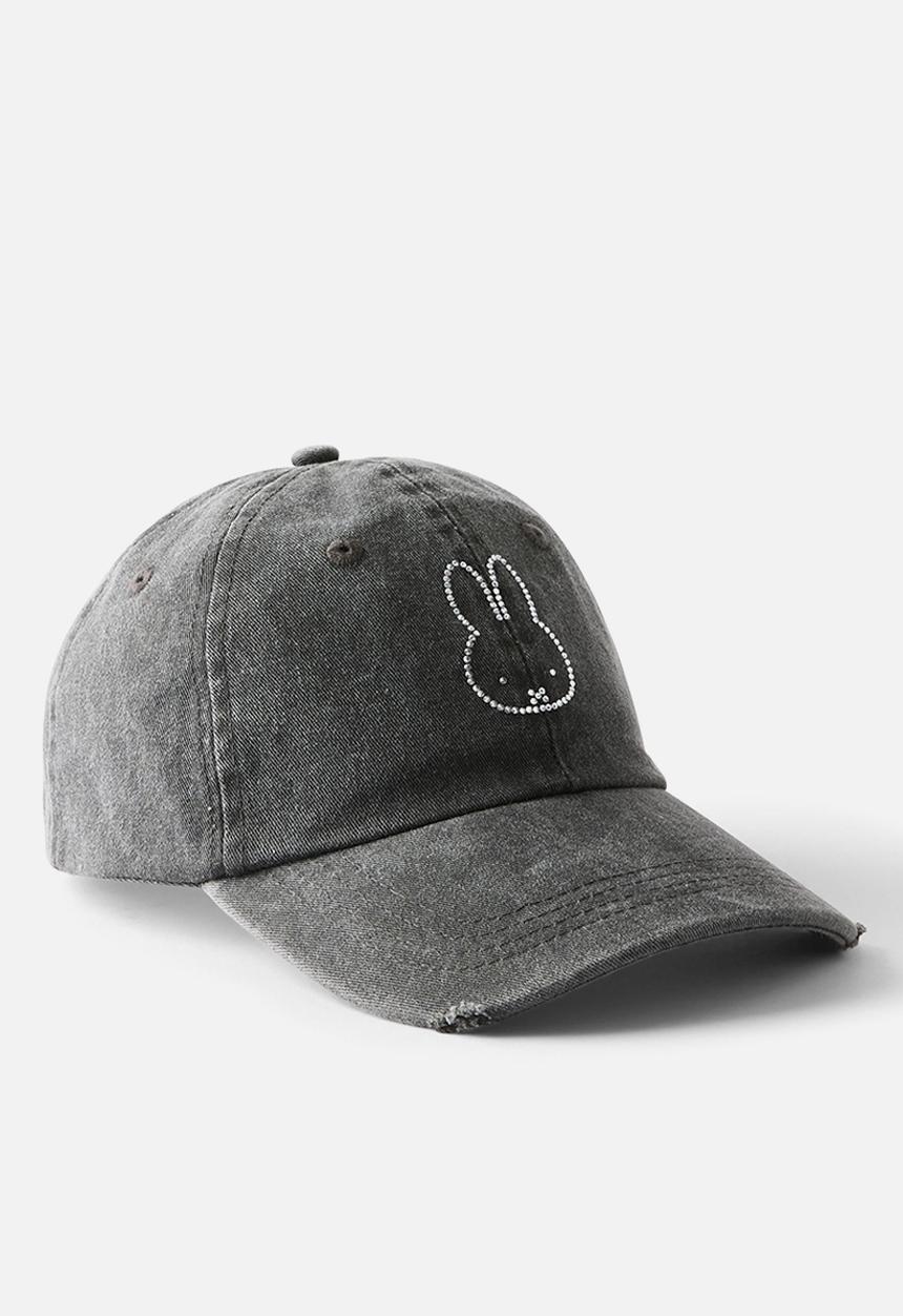 Rubi - License graphic dad cap - charcoal