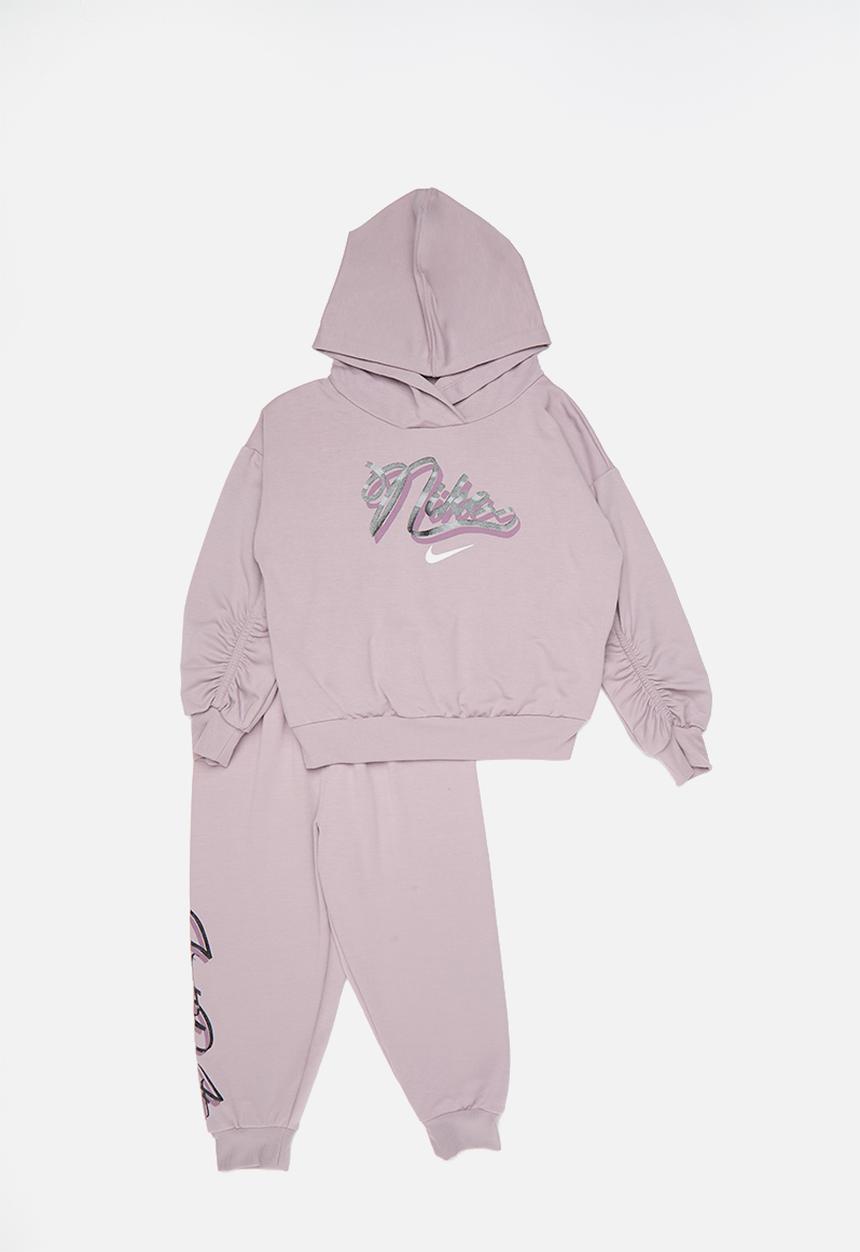 Nike - Nike swoosh on pointe jogger set - plum fog