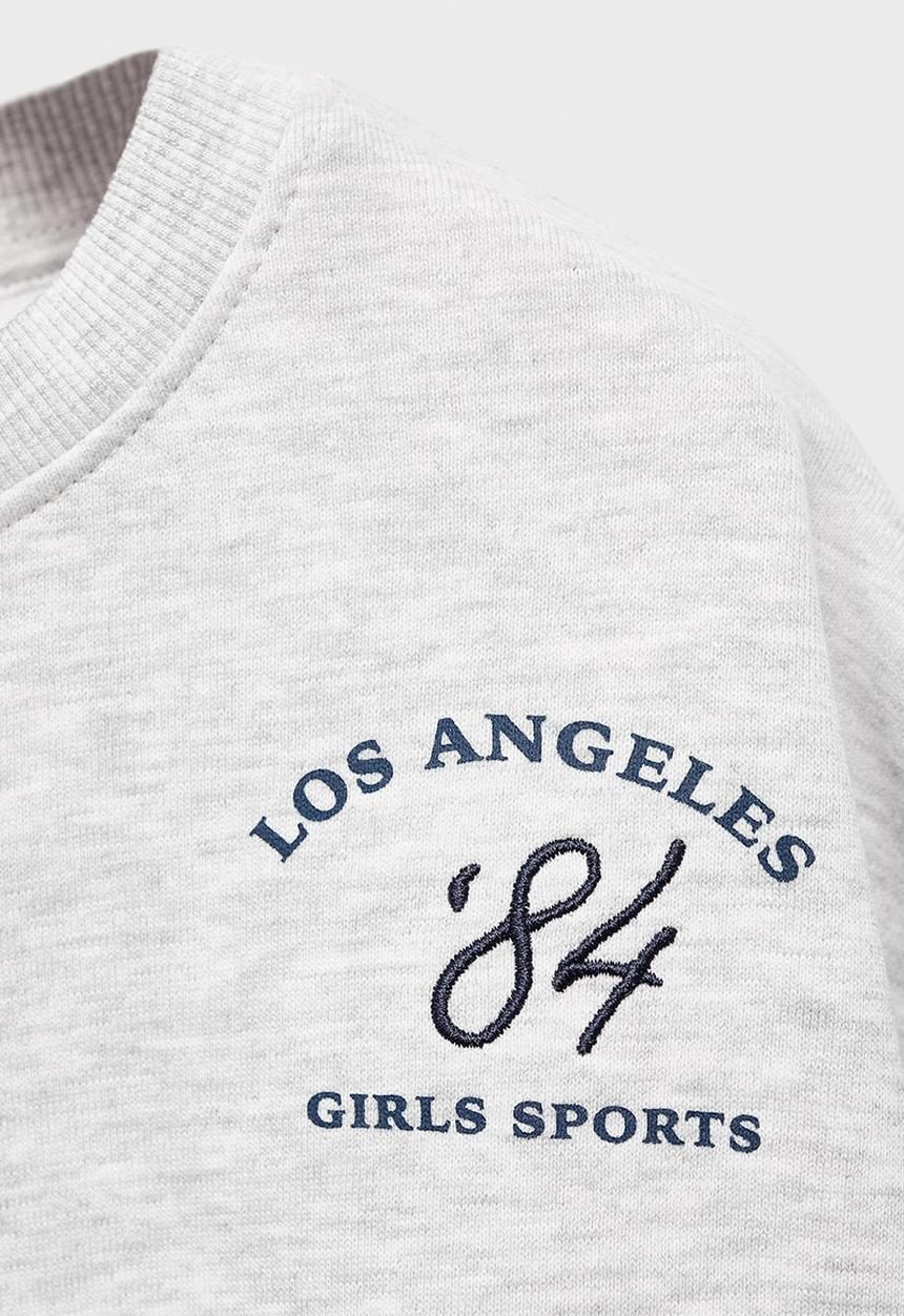 MANGO - Sweatshirt sports - light/pastel grey